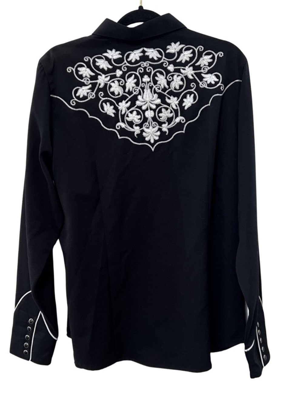 Roper Old West Classics Western Embroidered Show/Rodeo Button Down Shirt NWT - Picture 3 of 6